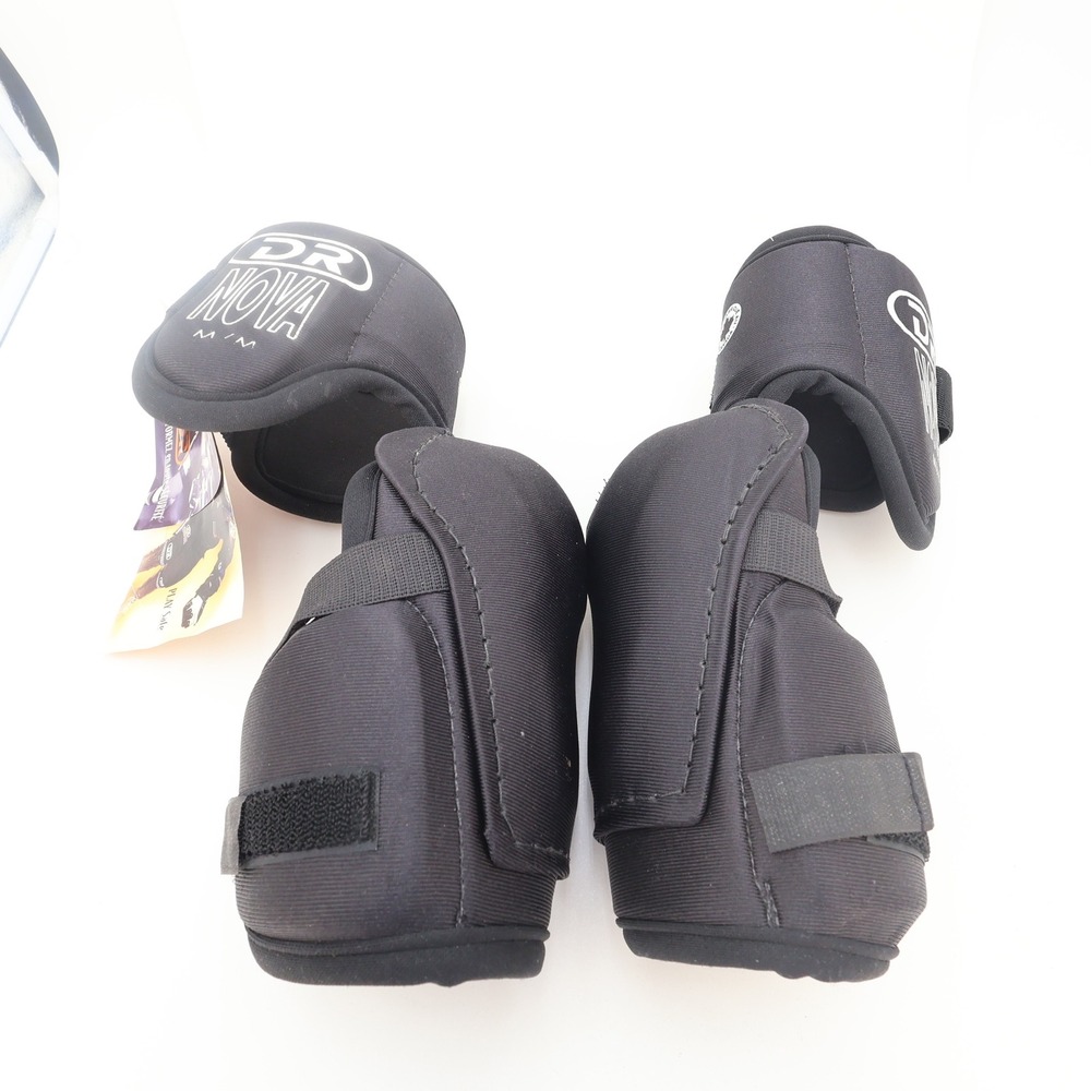 DR Nova Hockey Elbow Pads Black Size Medium M/M New with Tags 63194-31630 2